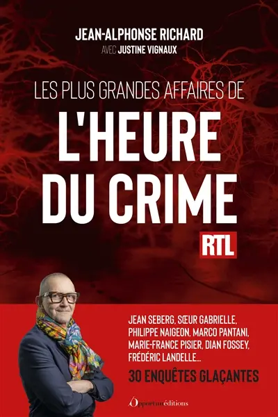 Les plus grandes affaires de L'heure du crime : Jean Seberg, soeur Gabrielle, Philippe Naigeon, Marco Pantani, Marie-France Pisier, Dian Fossey, Frédéric Landelle... : 30 enquêtes glaçantes