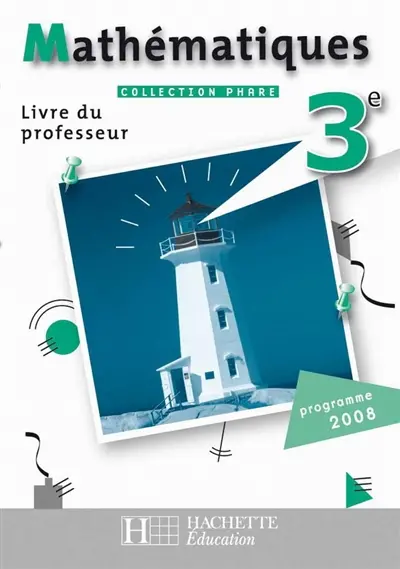 Mathématiques 3e : livre du professeur