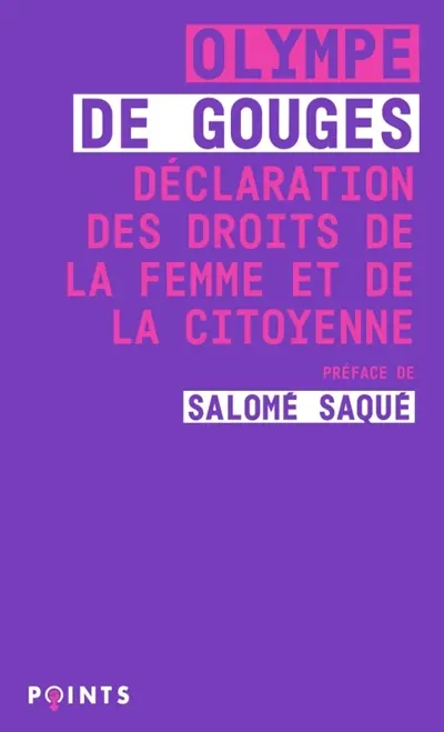 Déclaration des droits de la femme et de la citoyenne