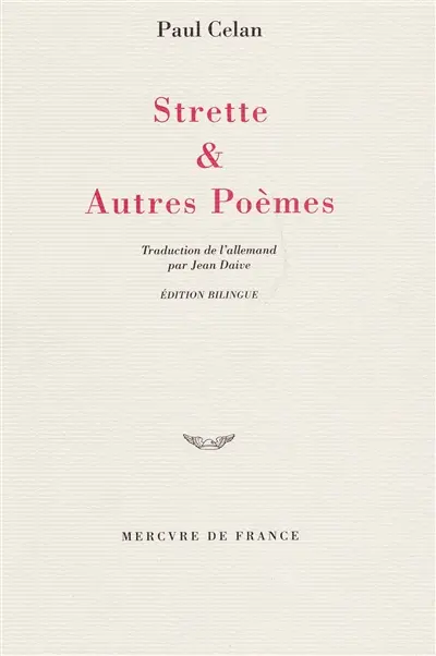 Strette : et autres poèmes