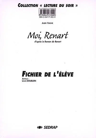 Moi, Renart : fichier de l'élève