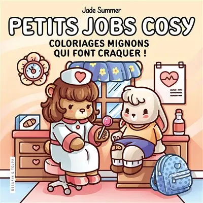 Petits jobs cosy : coloriages mignons qui font craquer !