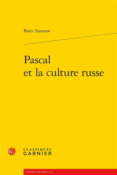 Pascal et la culture russe