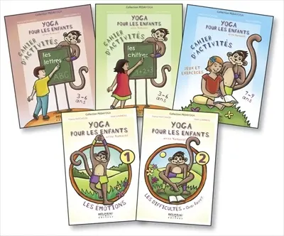 Yoga pour les enfants avec Namasté : les lettres : cahier d'activités