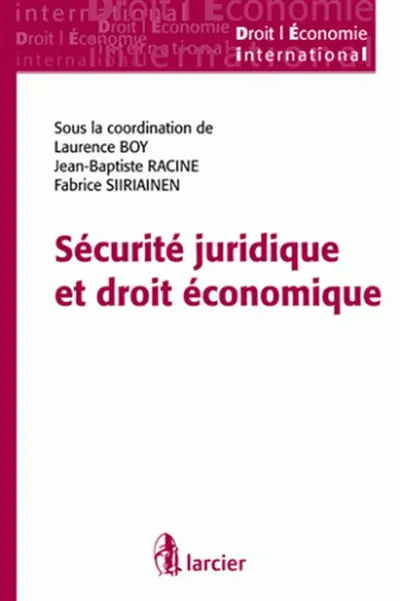 Sécurité juridique et droit économique