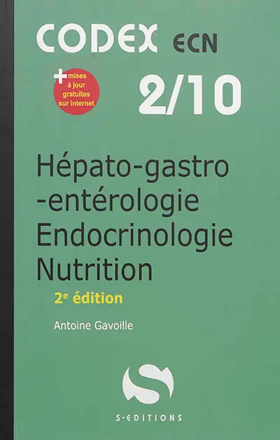 Hépato-gastro-entérologie, endocrinologie, nutrition