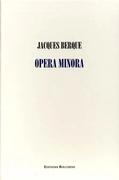 Opera minora