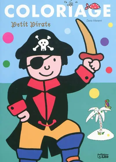 Coloriage, petit pirate