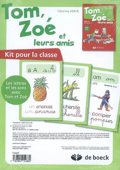 Tom, Zoé et leurs amis : kit pour la classe