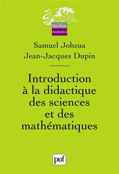 Introduction à la didactique des sciences et des mathématiques