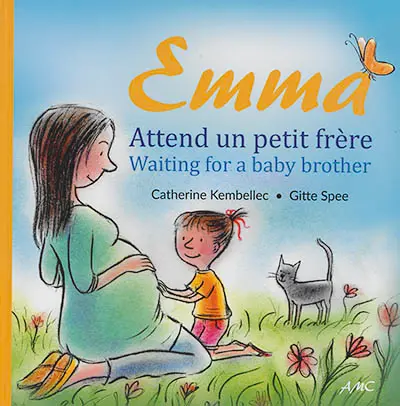 Emma attend un petit frère. Waiting for a baby brother