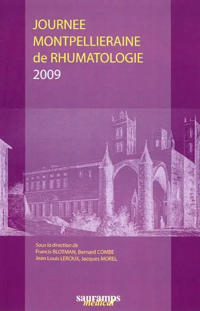 Journée montpelliéraine de rhumatologie 2009