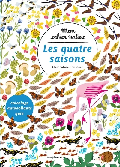 Les quatre saisons : coloriage, autocollants, quiz