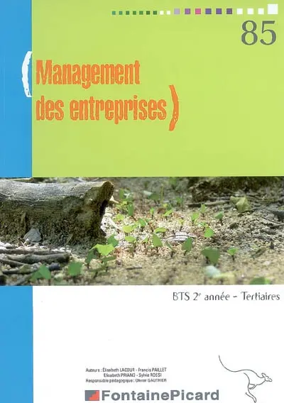 Management des entreprises : BTS 2e année, tertiaires