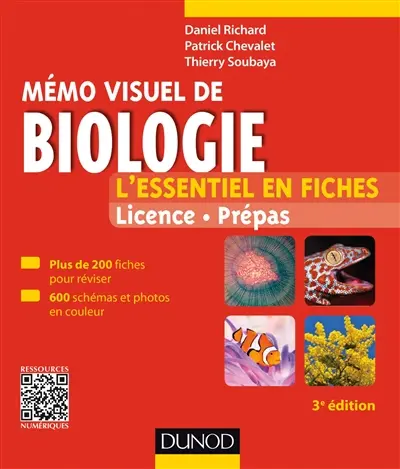 Mémo visuel de biologie : l'essentiel en fiches