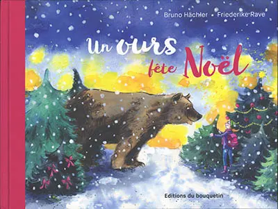 Un ours fête Noël