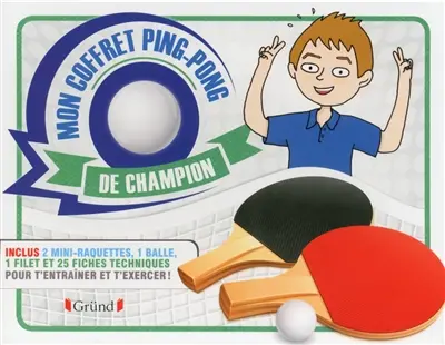 Mon coffret ping-pong de champion