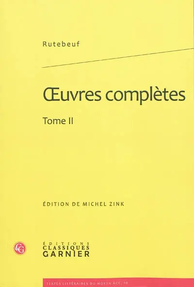 Oeuvres complètes. Vol. 2