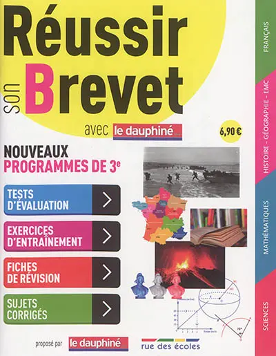 Réussir son brevet : nouveaux programmes de 3e