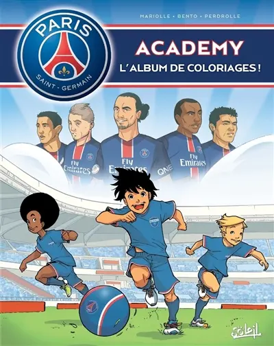 Paris Saint-Germain : l'album de coloriage