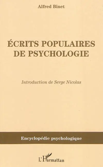 Oeuvres choisies. Vol. 6. Ecrits populaires de psychologie publiés dans la Revue des deux mondes (1891-1894)