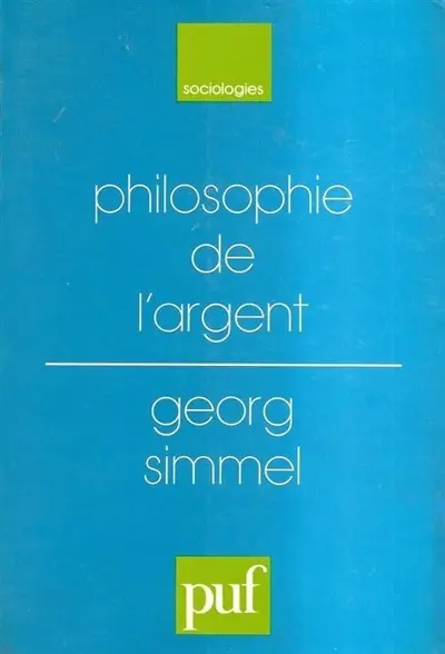 Philosophie de l'argent