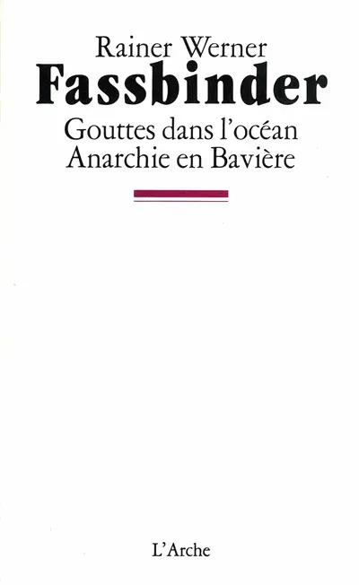 Gouttes dans l'océan : une comédie avec fin pseudo-tragique. Anarchie en Bavière