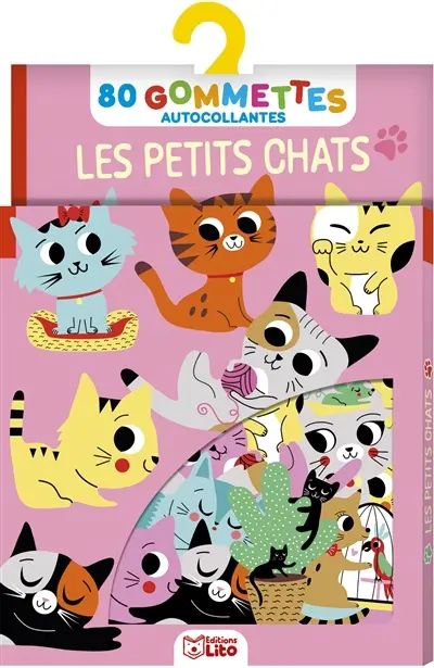 Les petits chats : 80 gommettes autocollantes
