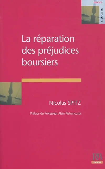 La réparation des préjudices boursiers