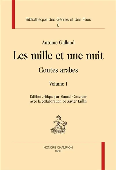 Les mille et une nuit : contes arabes