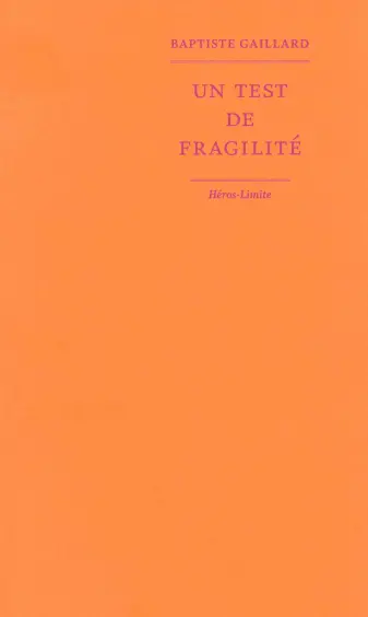 Un test de fragilité