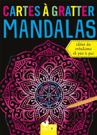 Cartes à gratter mandalas