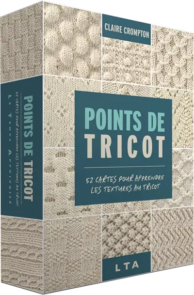 Points de tricot : 52 cartes pour apprendre les textures au tricot
