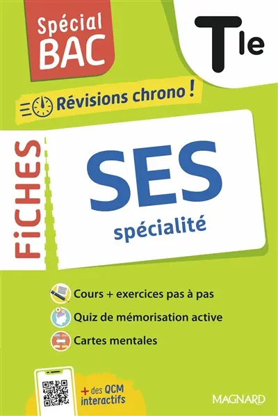 SES terminale : révisions chrono ! : spécialité