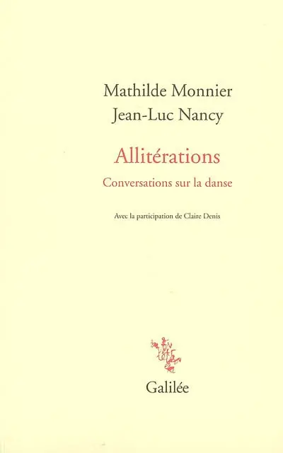 Allitérations : conversations sur la danse