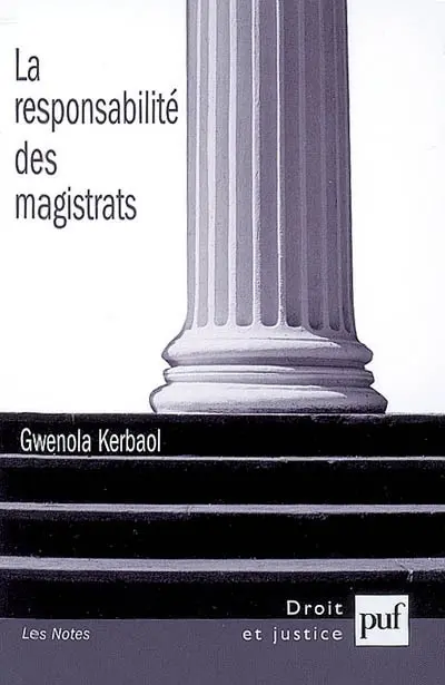 La responsabilité des magistrats