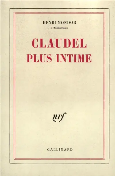 Claudel plus intime