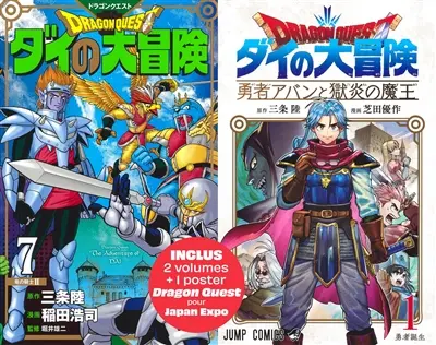 Dragon Quest : pack The adventure of Daï tome 7 & Avan et le seigneur du mal tome 1