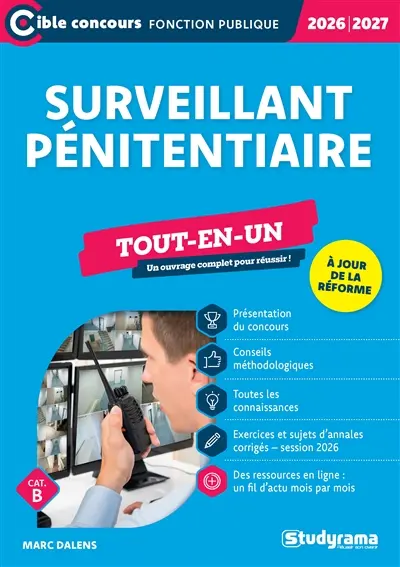 Surveillant pénitentiaire : tout-en-un, cat. C : 2025-2026