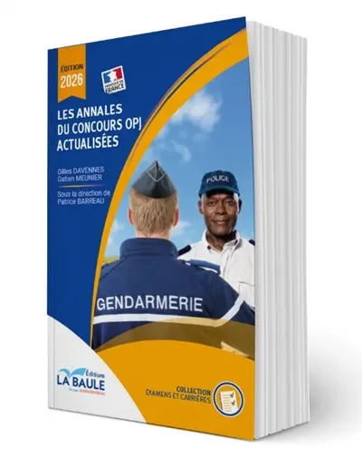 Les annales du concours OPJ actualisées