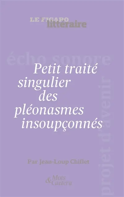 Petit traité singulier des pléonasmes insoupçonnés : attention ! Le pléonasme sonne toujours deux fois...