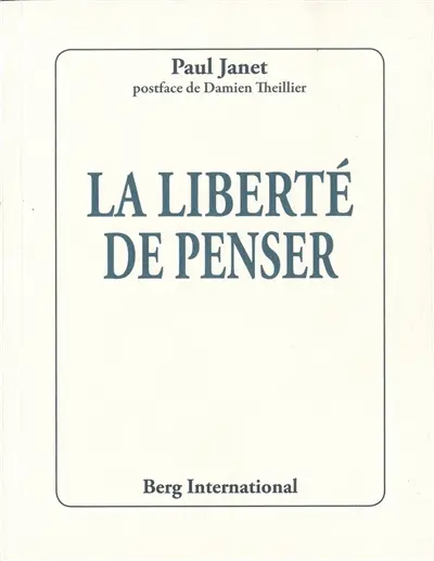 La liberté de penser