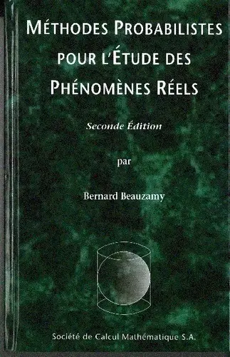 Méthodes probabilistes pour l'étude des phénomènes réels