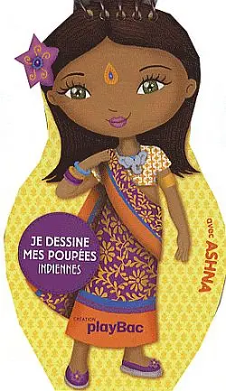 Je dessine mes poupées indiennes avec Ashna