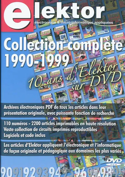 Elektor : électronique & micro-informatique appliquées : collection complète 1990-1999