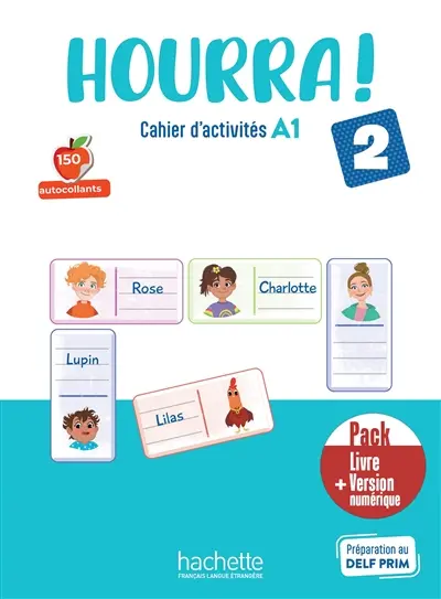 Hourra ! 2 : cahier d'activités A1 : pack livre + version numérique