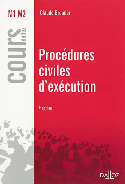 Procédures civiles d'exécution M1, M2