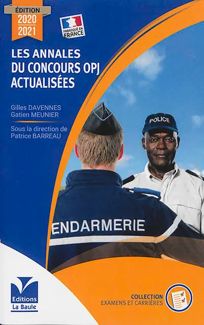 Les annales du concours OPJ actualisées