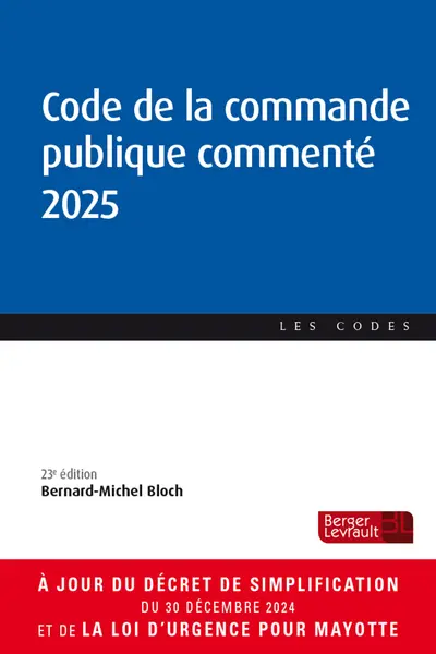 Code de la commande publique commenté 2025