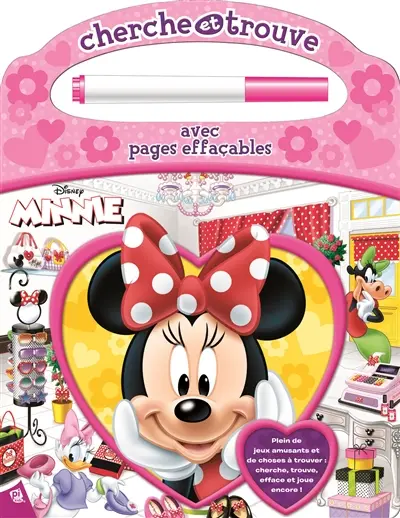 Minnie : cherche et trouve avec pages effaçables